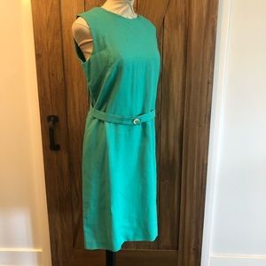 Vintage Sleeveless Dress with Belt